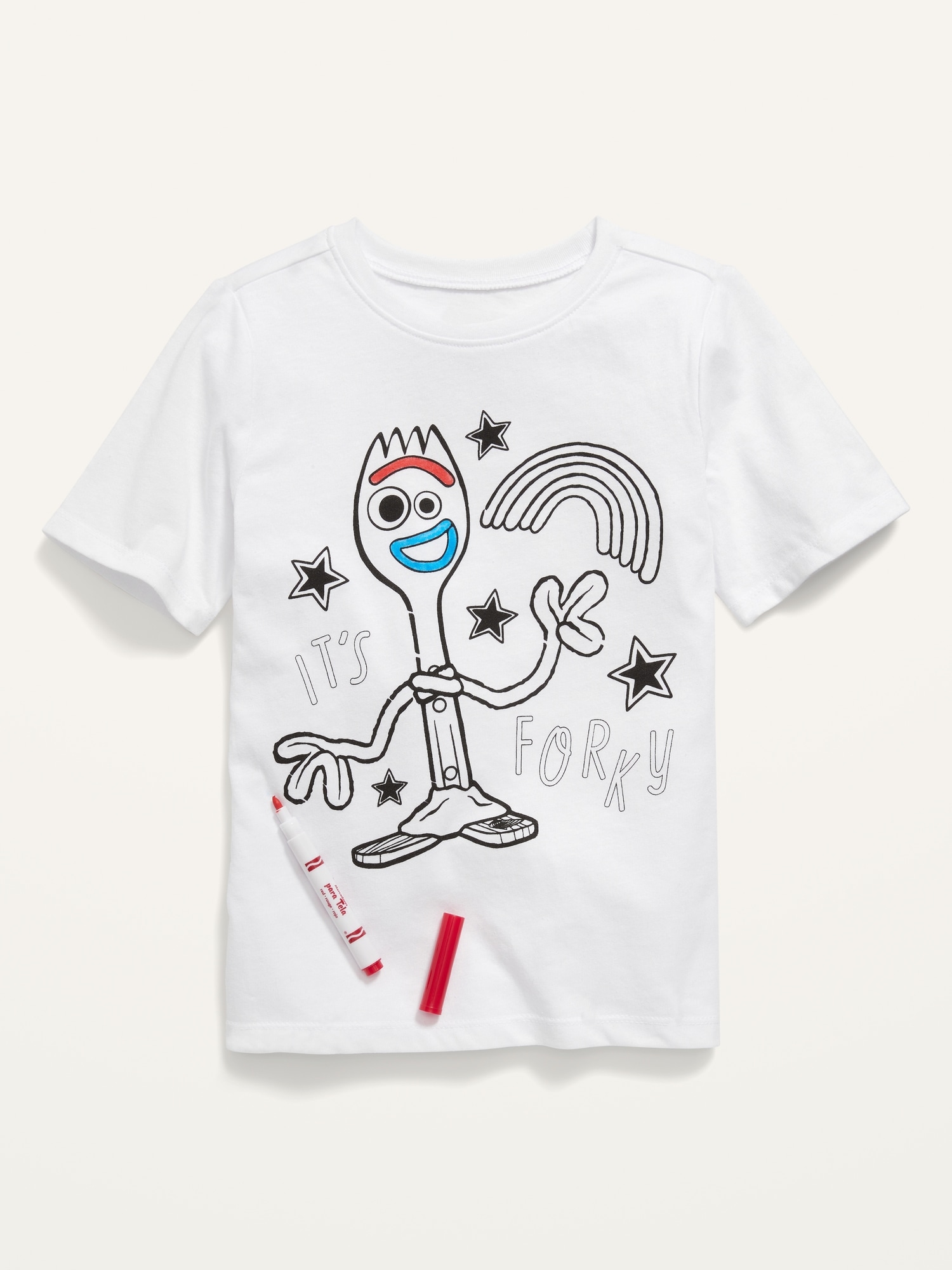 COLOUR IN T SHIRTS CHILDRENS SIZES COLOURING FUN FOR ALL AGES FABRIC PEN COLOURS 