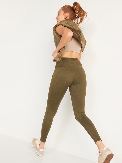 Old Navy High-Waisted CozeCore Side-Pocket Crop Leggings, Old Navy's Best  High-Waisted Leggings, Because Mid-Workout Is No Time to Tug Up Your Pants