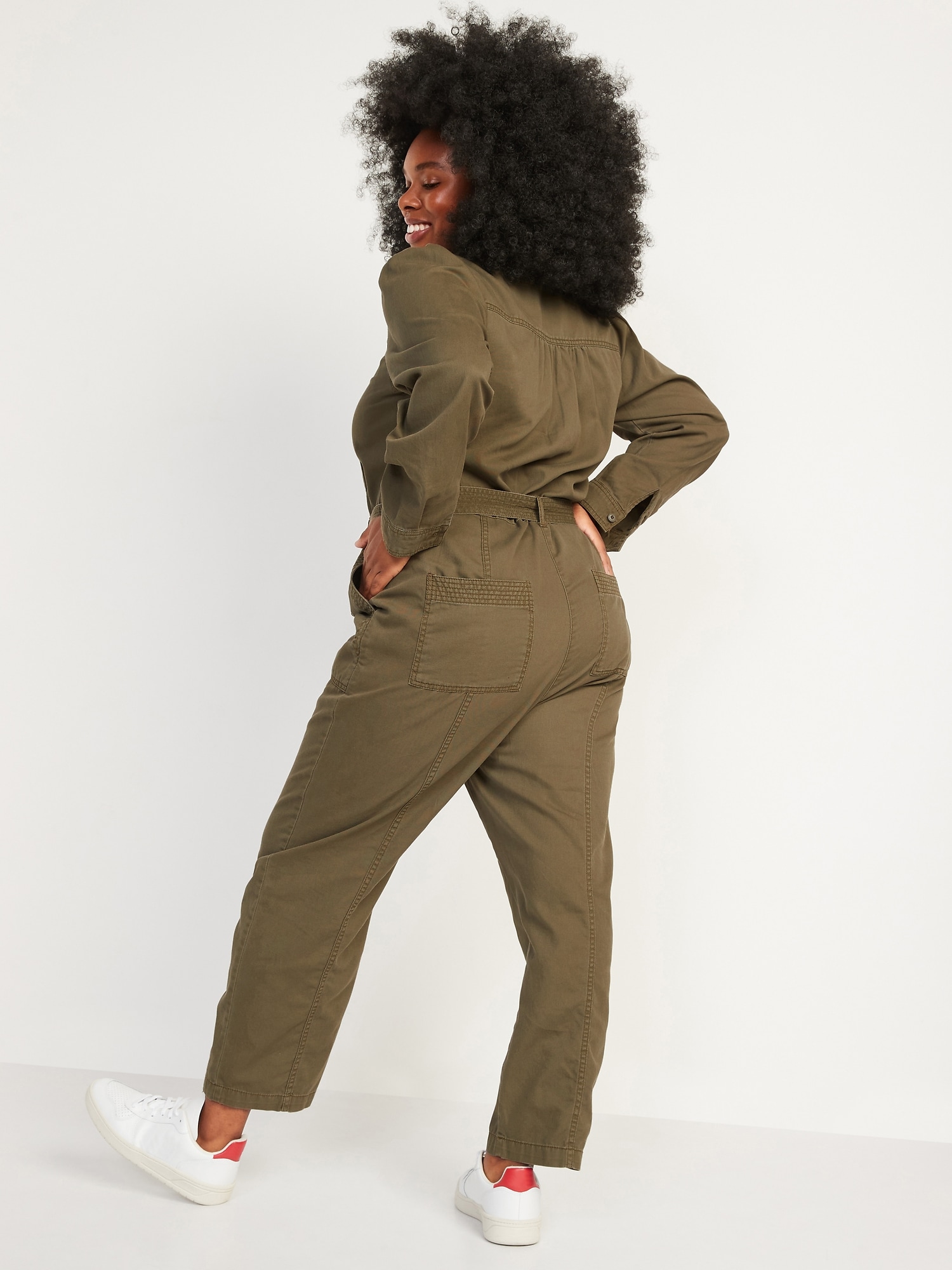 old navy brown jumpsuit