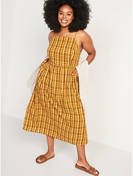 yellow polka dot dress old navy