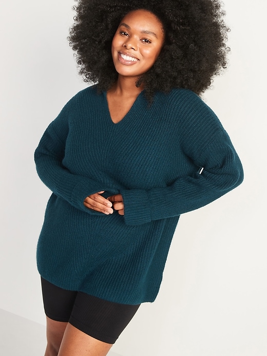 Textured Tunic Sweater Hoodie for Women | Old Navy