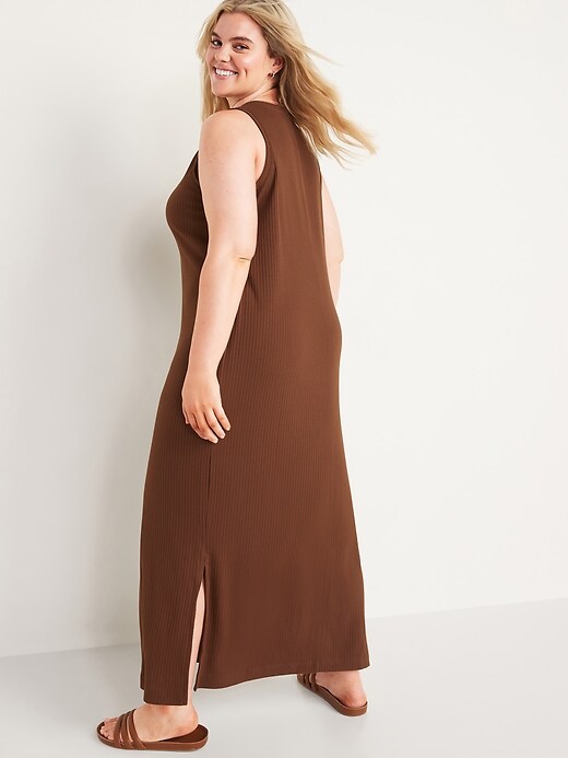old navy women's sleeveless ribbed maxi dress Old Navy Active Womens Black Go-Dry Ribbed Racerback Maxi Dress Large NWT