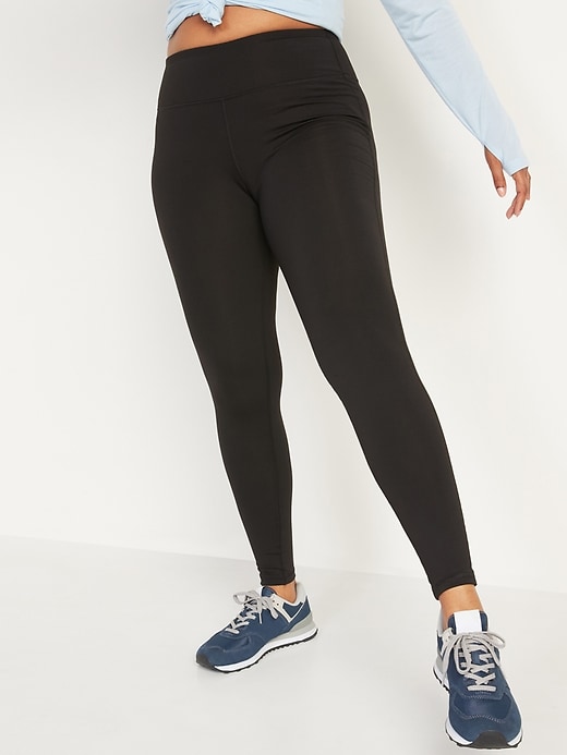 Image number 1 showing, Mid-Rise PowerPress Compression Leggings for Women