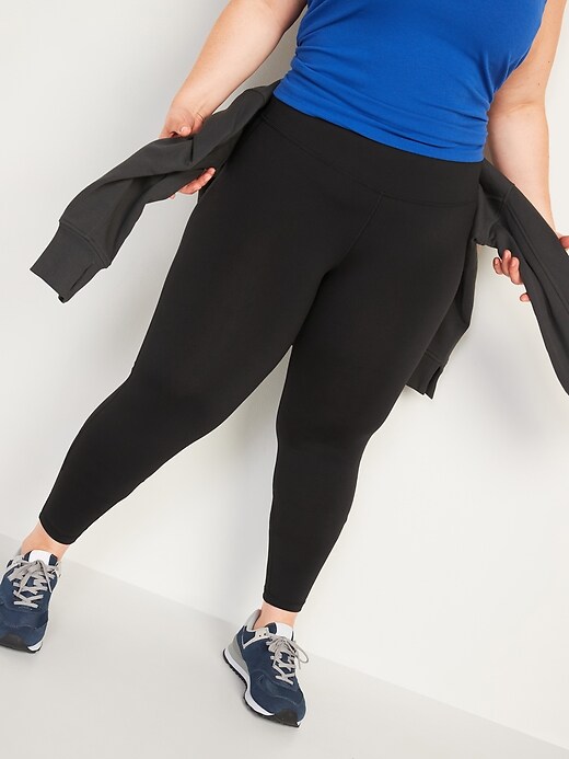 Image number 7 showing, Mid-Rise PowerPress Compression Leggings for Women