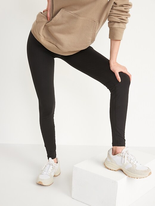 Image number 5 showing, Mid-Rise PowerPress Compression Leggings for Women