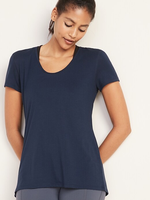 Image number 5 showing, UltraLite Scoop-Neck Performance Top for Women