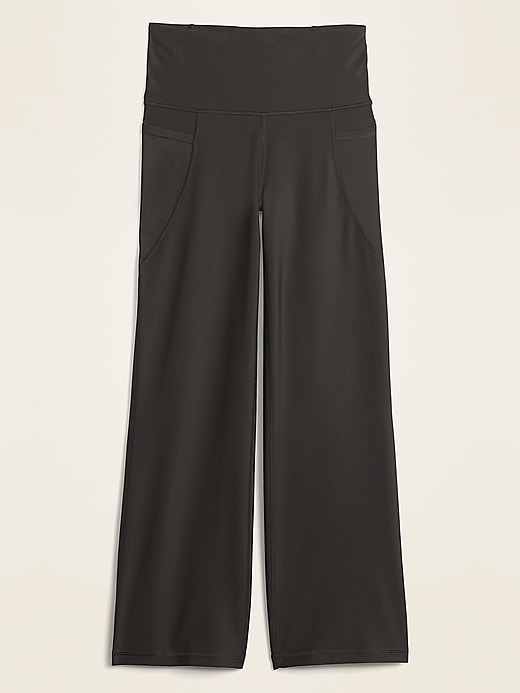 Image number 4 showing, High-Waisted PowerSoft Side-Pocket 7/8 Flare Pants