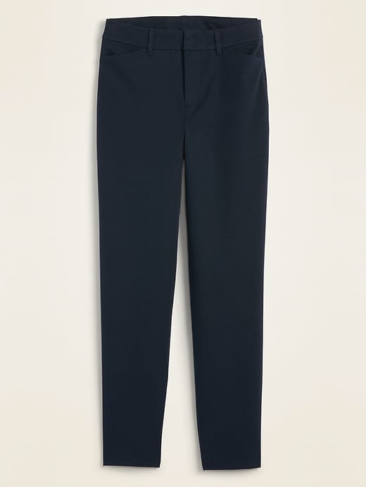 Image number 4 showing, High-Waisted Pixie Straight Ankle Pants for Women