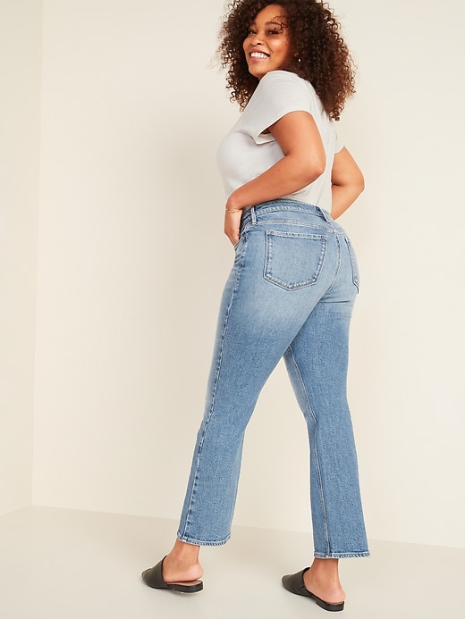 Image number 2 showing, High-Waisted Crop Flare Ankle Jeans for Women