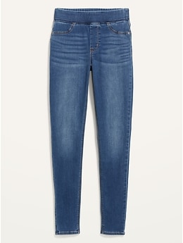 Navy jeggings ladies Clearance