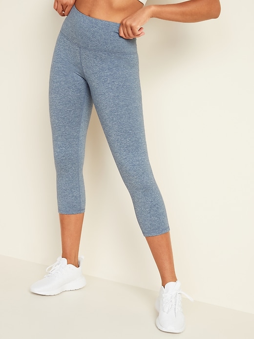 Image number 4 showing, High-Waisted CozeCore Crop Leggings for Women