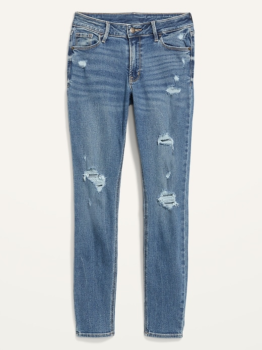 old navy white distressed jeans