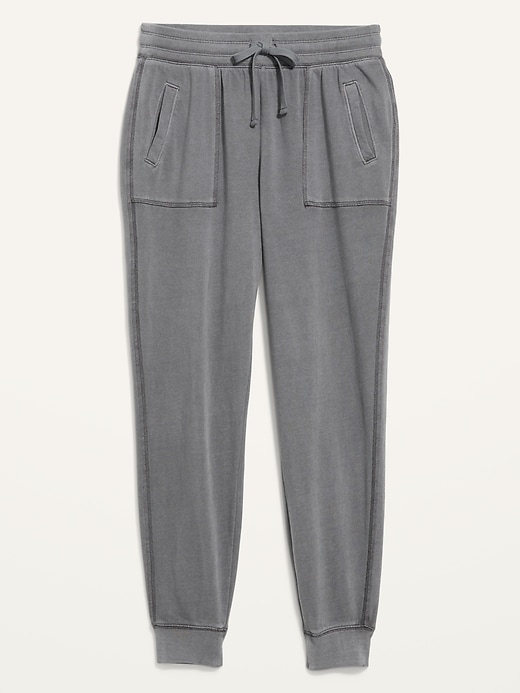 View large product image 2 of 3. High-Waisted Garment-Dyed Street Jogger Pants