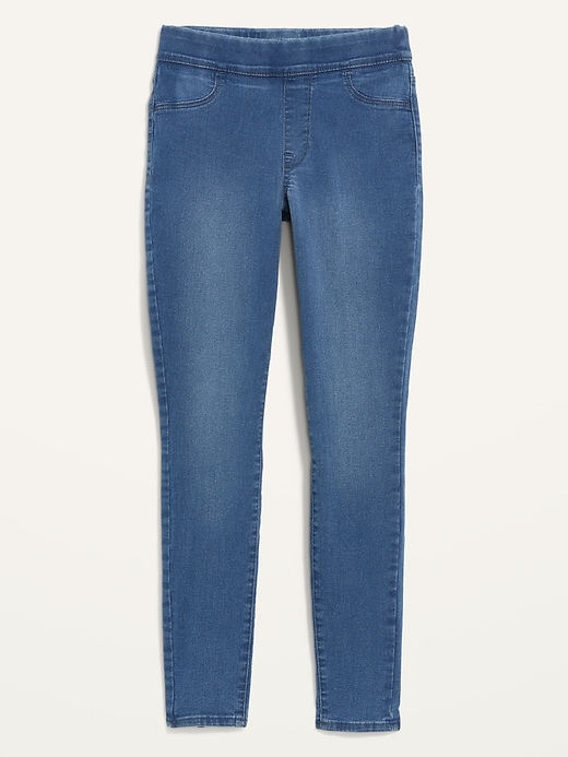 Image number 4 showing, Mid-Rise Wow Super Skinny Pull-On Jeggings for Women