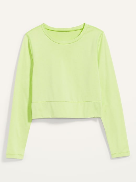 Image number 1 showing, CozeCore Long-Sleeve Crop Tee