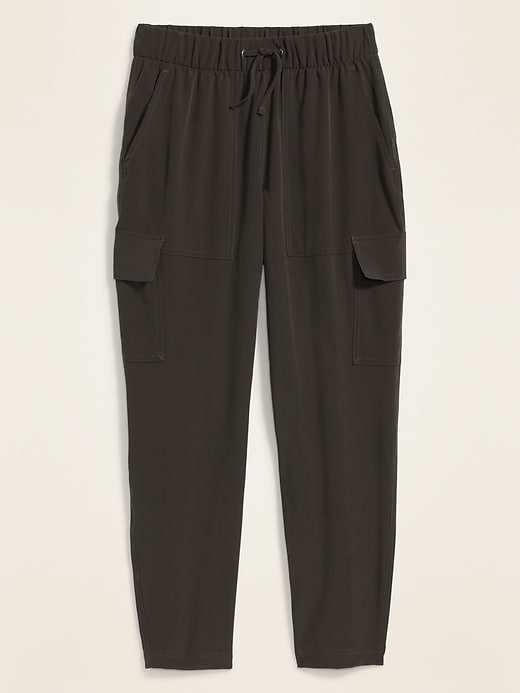 Image number 2 showing, High-Waisted StretchTech Cargo Ankle Pants