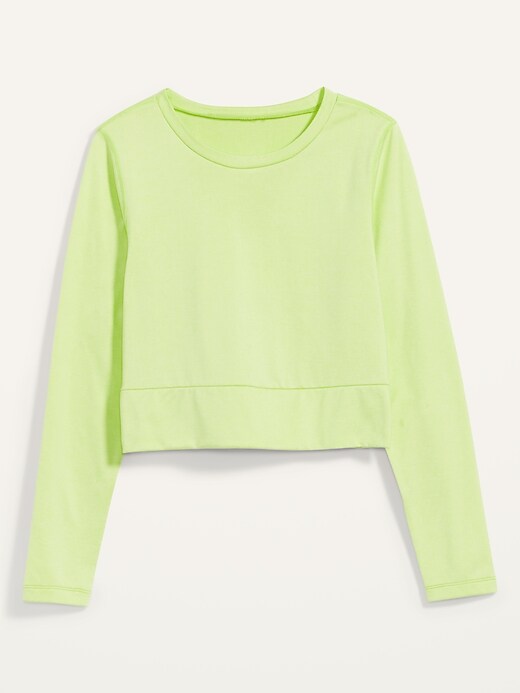 Image number 4 showing, CozeCore Long-Sleeve Crop Tee