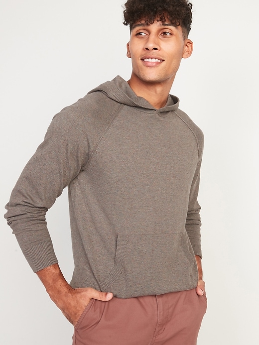 Image number 1 showing, Raglan-Sleeve Pullover Sweater Hoodie