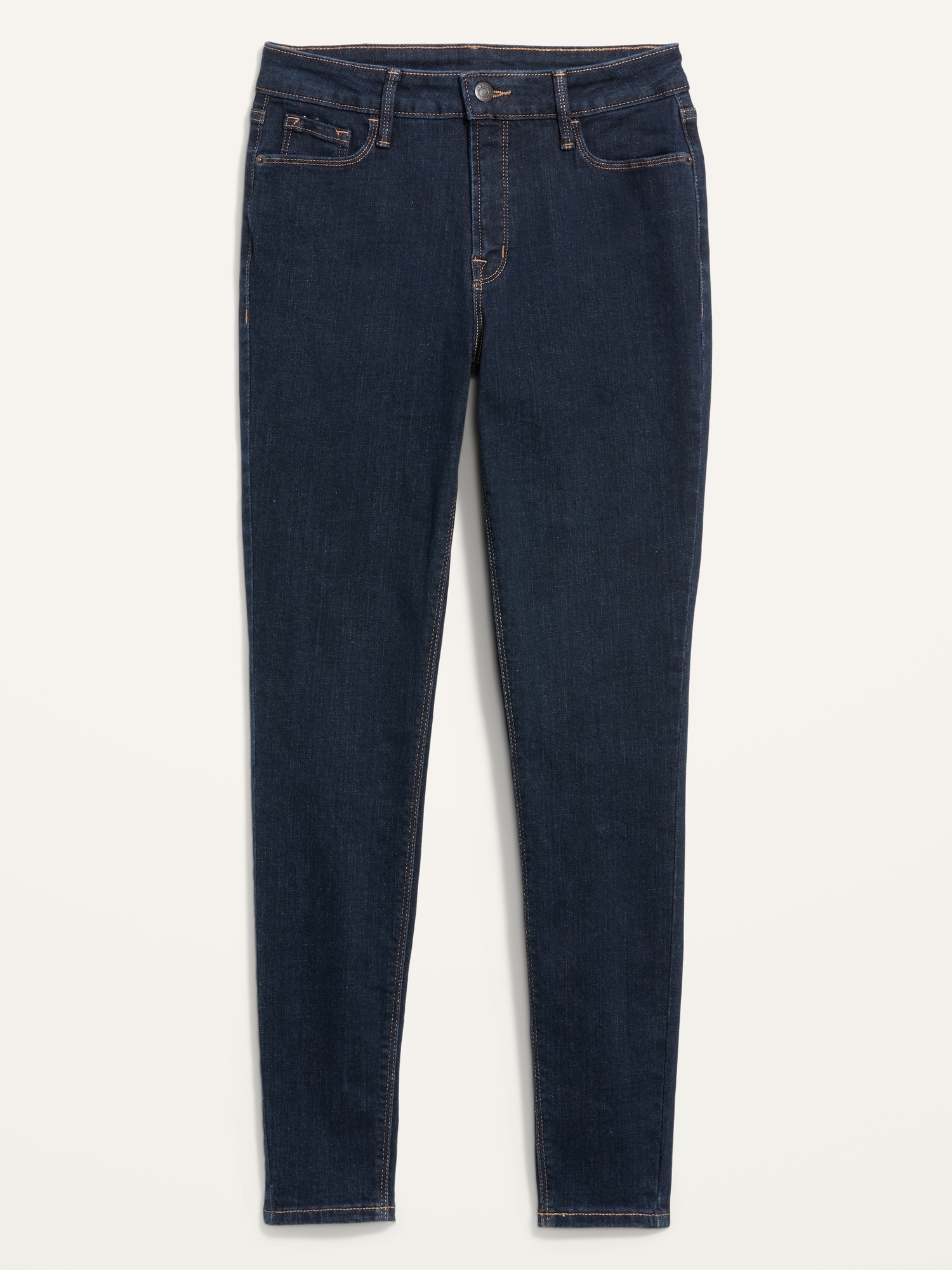 Straight High Jeans - Dark denim blue - Ladies | H&M US-vdbnhatranghotel.vn