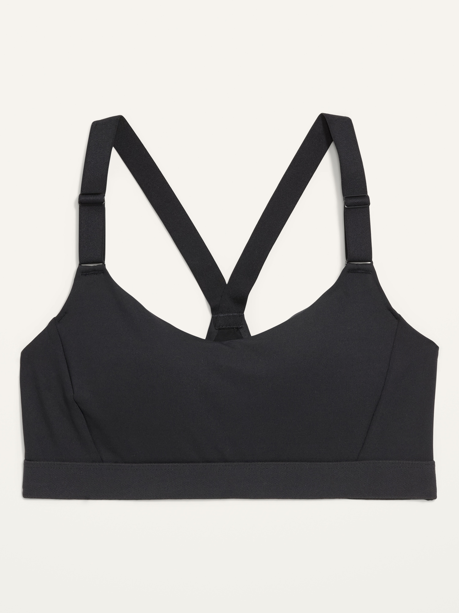 Lululemon Athletica Adjustable Sports Bra Womens Size: ~4 Gray Black  Strappy