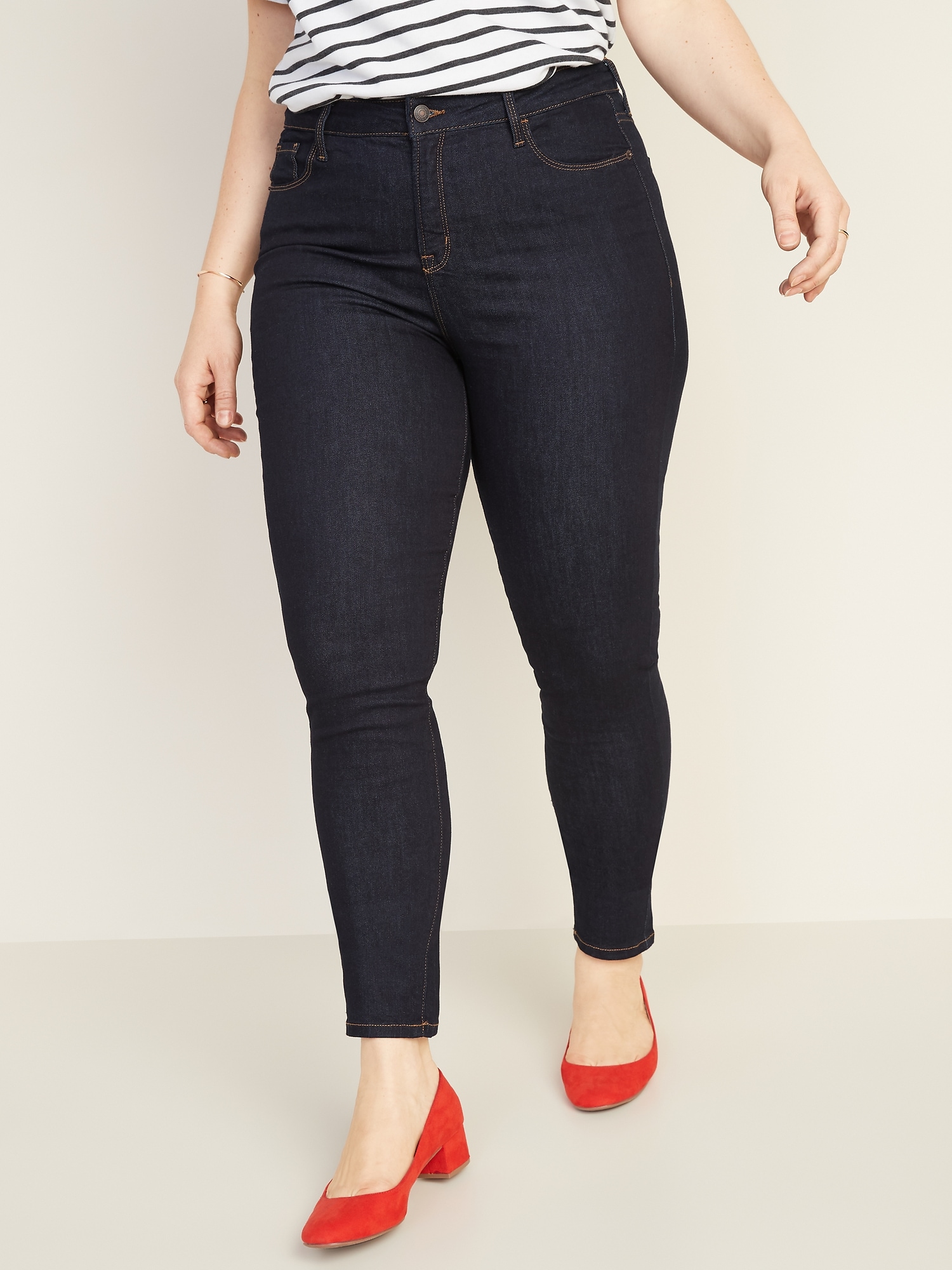 Briljant modus Ook High-Waisted Rockstar Super Skinny Jeans for Women | Old Navy