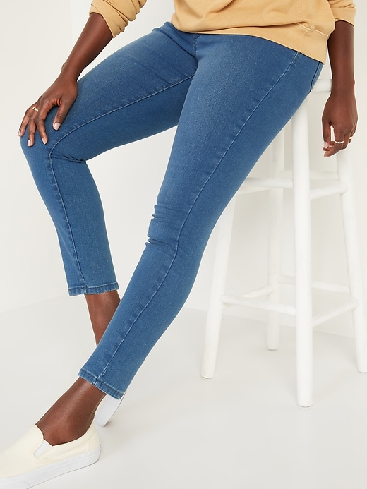 old navy pull on jeans