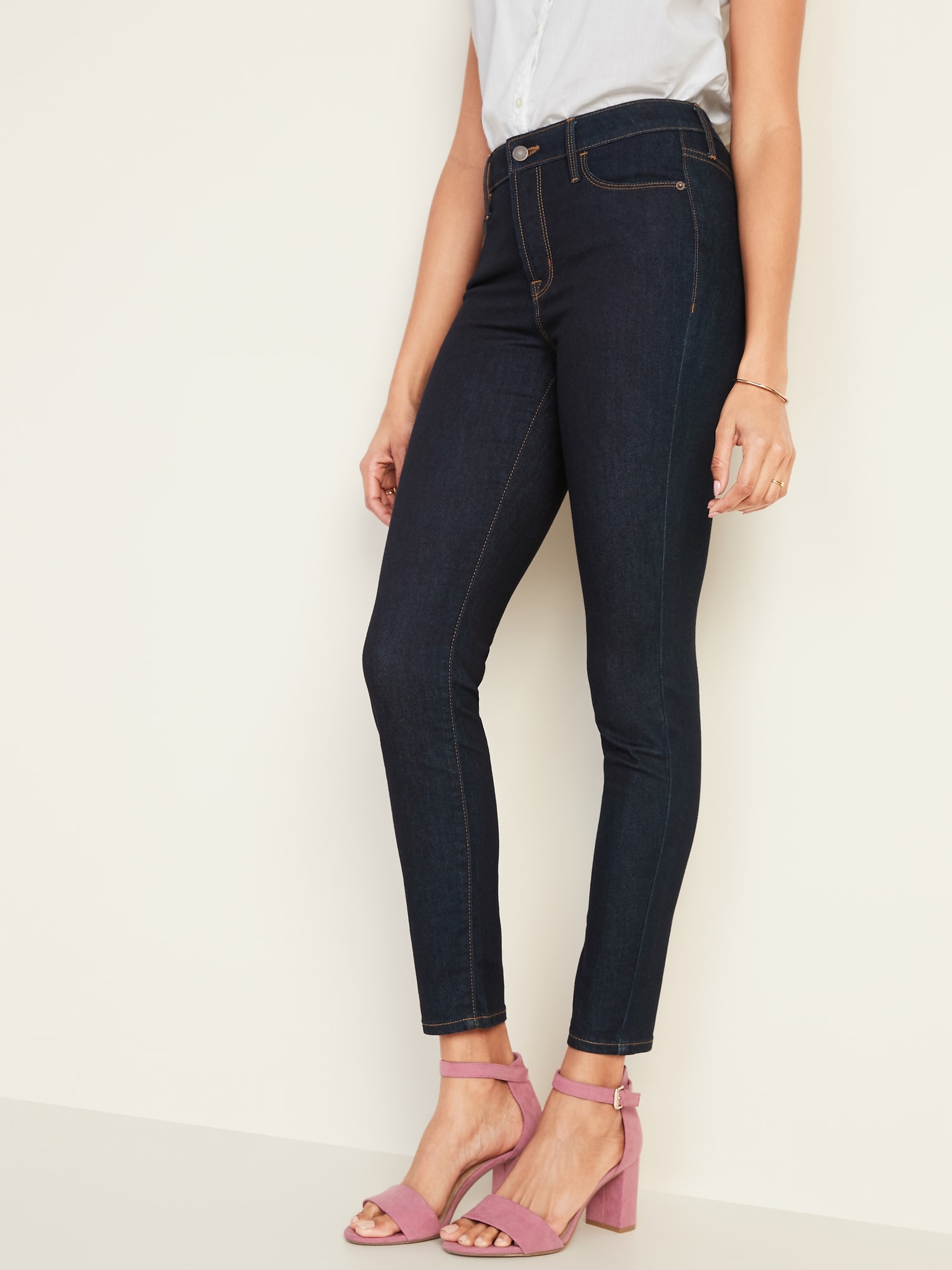 Old navy high store rise rockstar skinny jeans