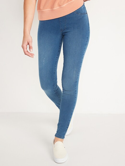 Image number 5 showing, Super Skinny Pull-On Jeggings for Women