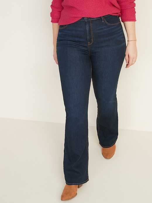 Image number 1 showing, Extra High-Waisted Flare Jeans for Women