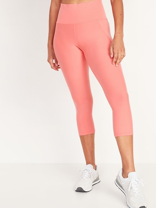 Old Navy High-Waisted Elevate Built-In Sculpt Compression Leggings Gray  Size L - $22 (56% Off Retail) - From chloe