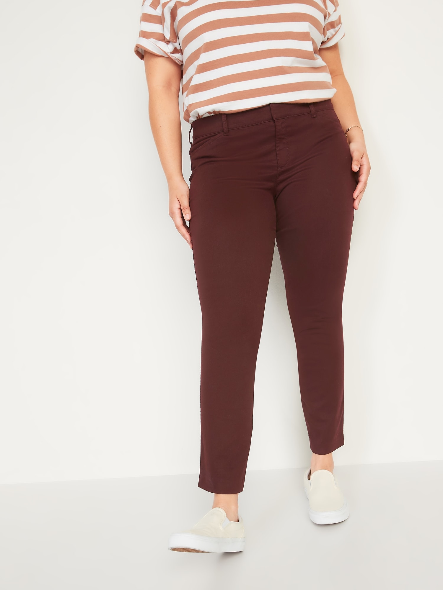 Mid rise pixie on sale chinos