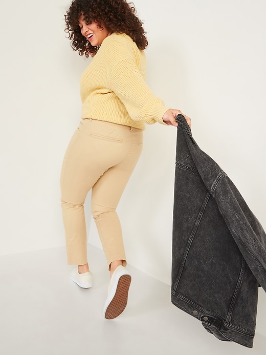 Image number 2 showing, Mid-Rise Pixie Chino Ankle Pants