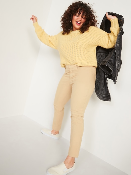 Image number 3 showing, Mid-Rise Pixie Chino Ankle Pants