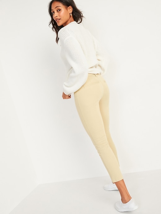 Image number 6 showing, Mid-Rise Pixie Chino Ankle Pants