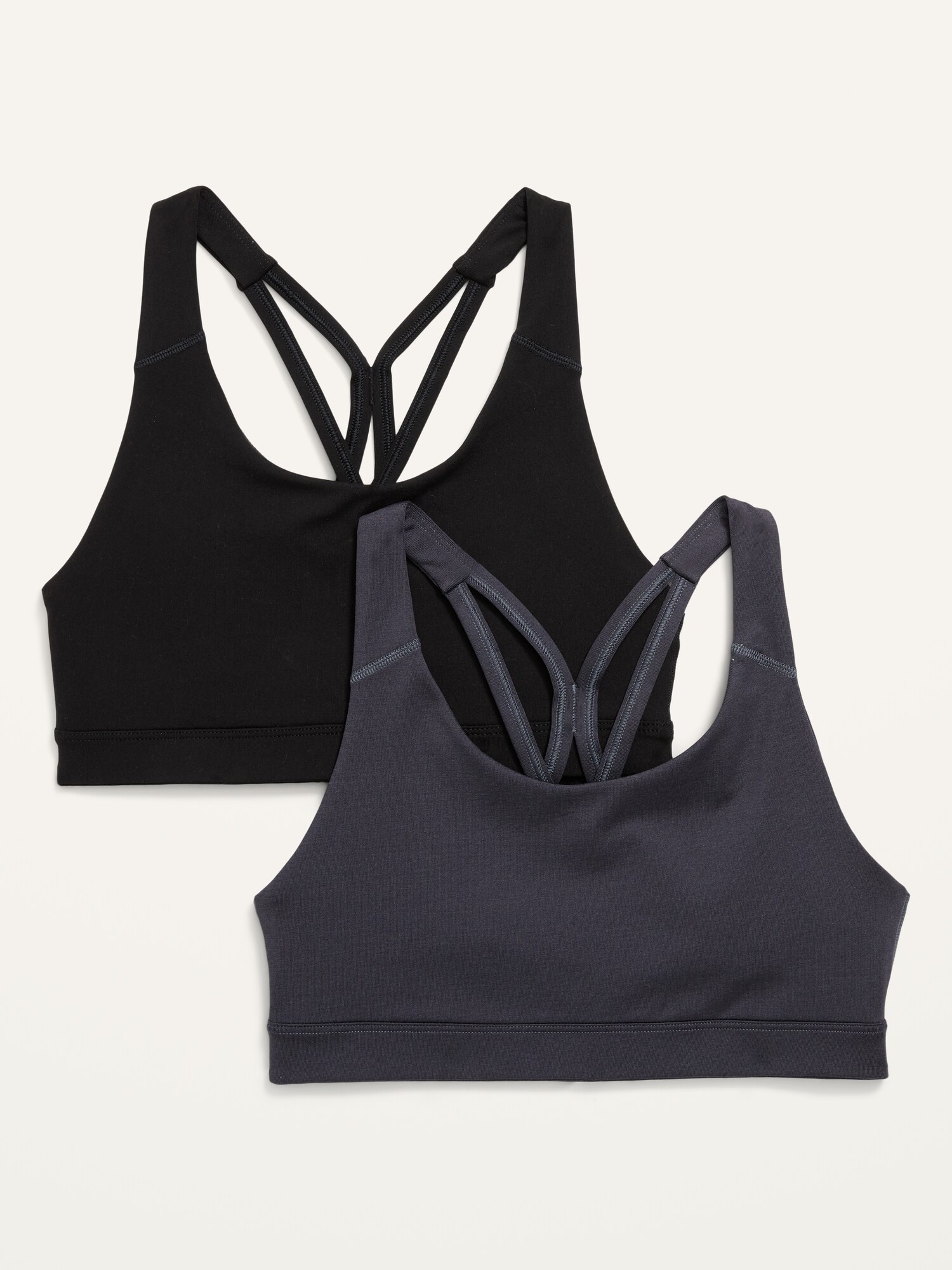 Medium Support Strappy Sports Bra 2-Pack for Women XS-XXL | Old Navy