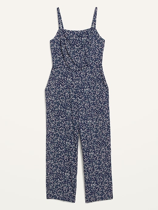 View large product image 2 of 2. Square-Neck Cami Jumpsuit