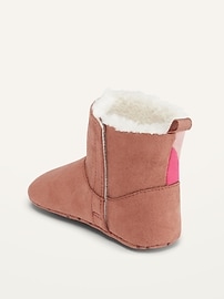 old navy sherpa booties