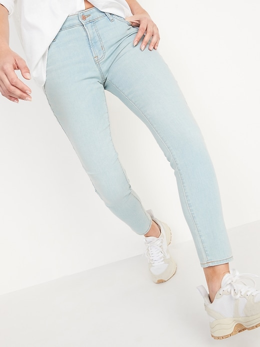 Image number 5 showing, Mid-Rise Super Skinny Jeans for Women 