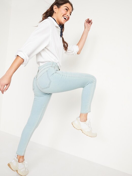 Image number 6 showing, Mid-Rise Super Skinny Jeans for Women 