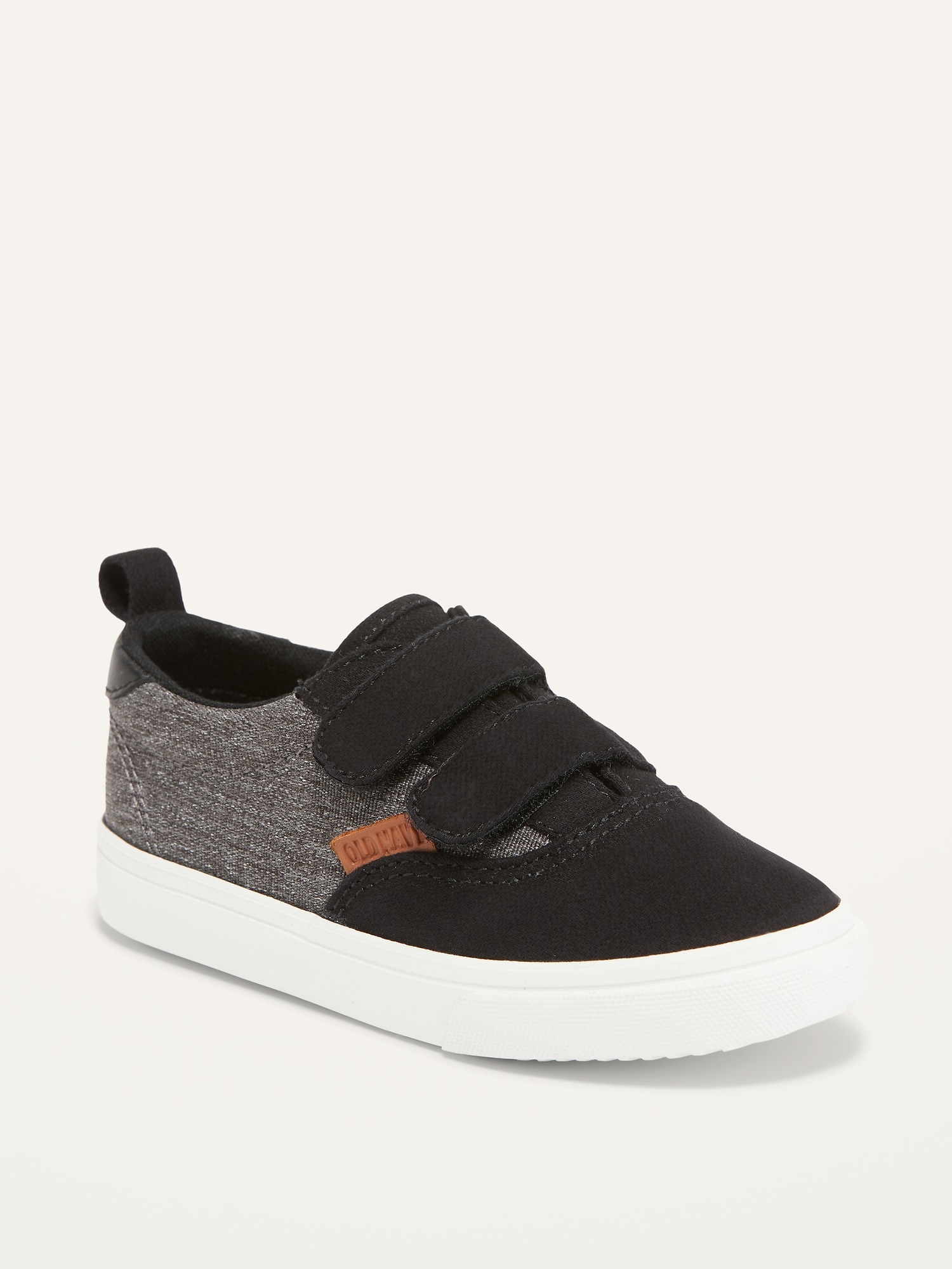 Unisex Textured Double-Strap Sneakers for Toddler