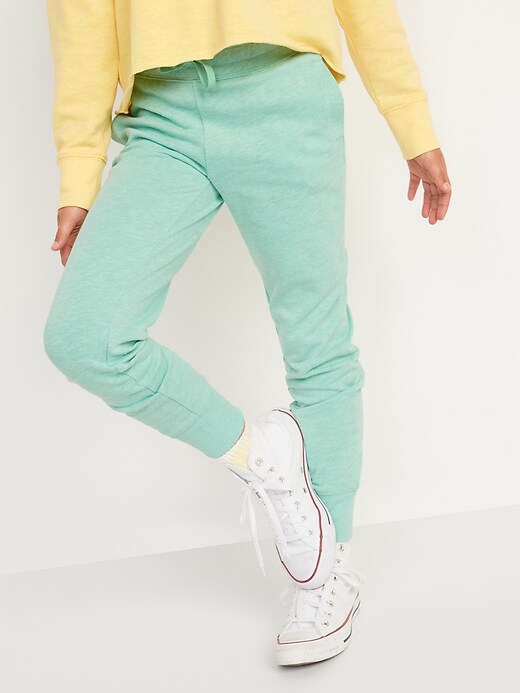 View large product image 1 of 4. High-Waisted Vintage Jogger Sweatpants for Girls