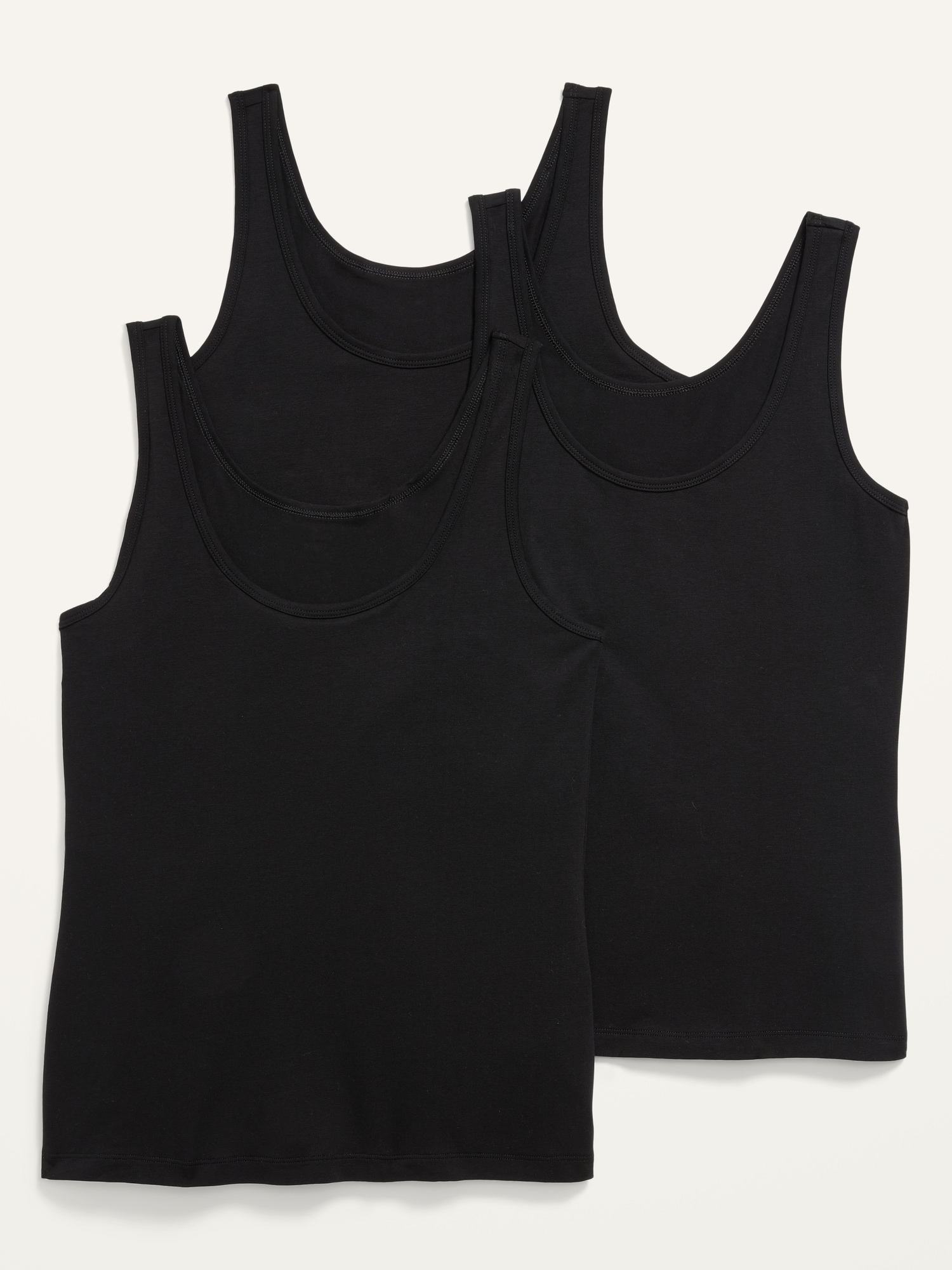 Old Navy First-Layer Fitted Cami Top for Women black - 152216572