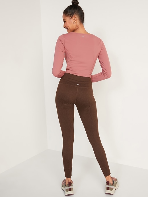 high waisted cozecore jogger leggings