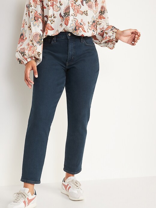 Old Navy - Curvy High-Waisted O.G. Straight Jeans for Women