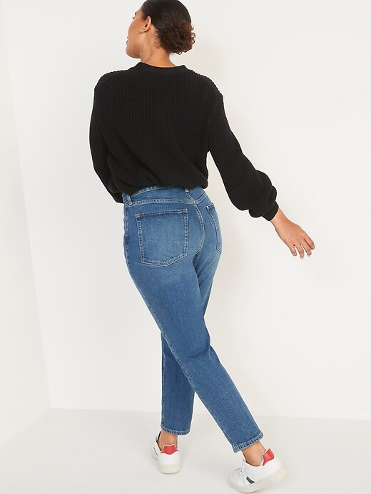 Curvy High-Waisted O.G. Straight Ankle Jeans for Women