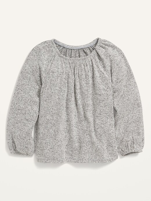 Cozy Long-Sleeve Top for Toddler Girls | Old Navy