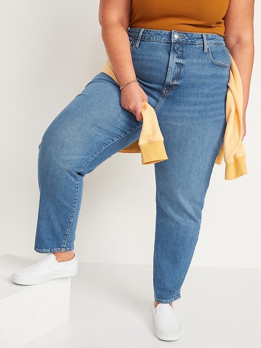 Image number 7 showing, Higher High-Waisted O.G. Straight Jeans for Women