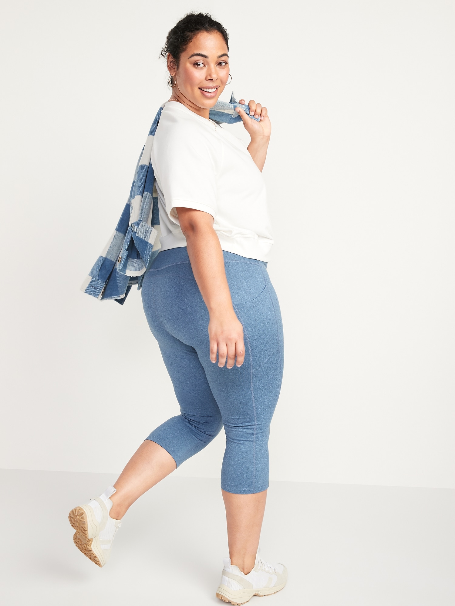 Old Navy High-Waisted CozeCore Side-Pocket Leggings for Women