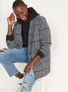 old navy tweed jacket