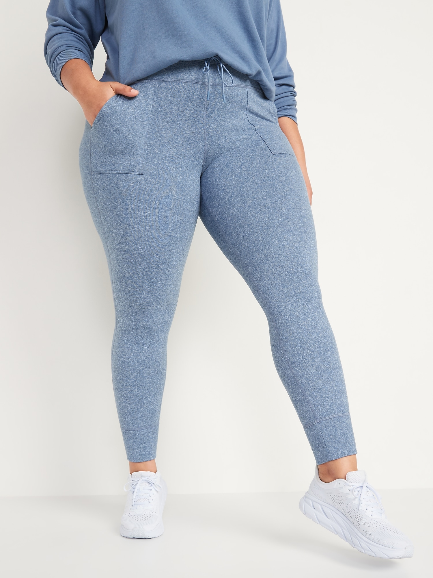 ribbed jogger leggings